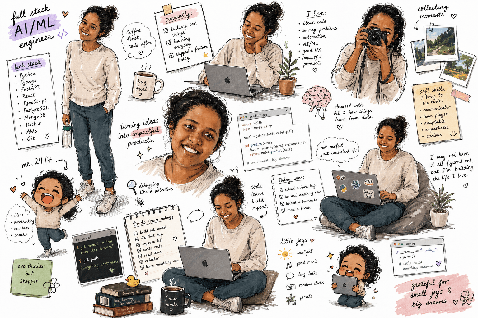 Nishara Ramasinghe — full stack developer, content creator, and builder