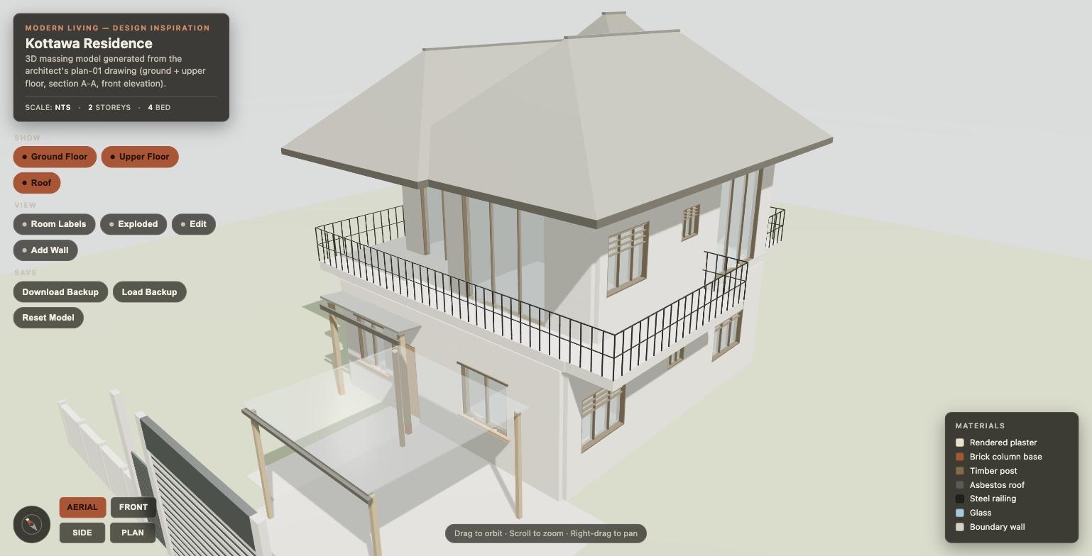 PlanViz — Floor Plan to Editable 3D Model