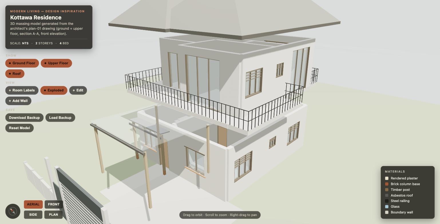 PlanViz — Floor Plan to Editable 3D Model screenshot 2